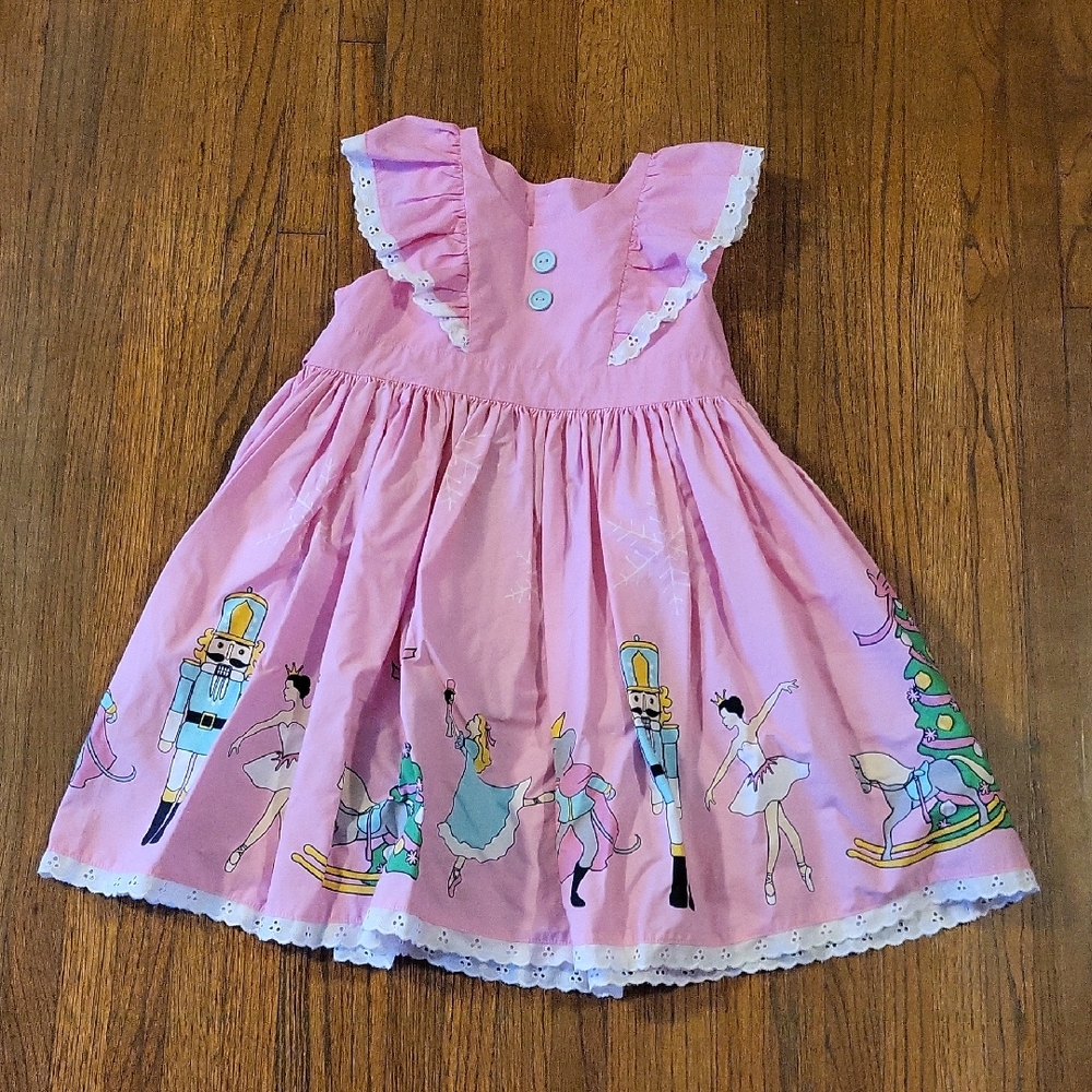 Eleanor Rose Pink Nutcracker Ballet  Christmas Dress